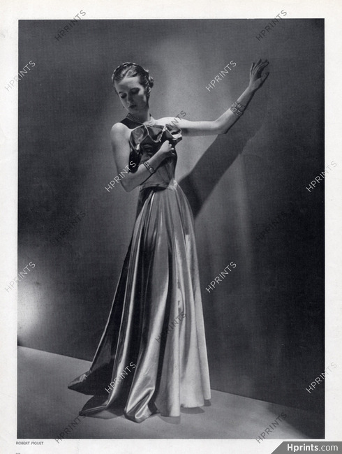 Robert Piguet 1935 Evening Gown