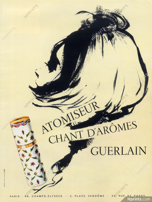 Guerlain (Perfumes) 1963 Atomizer, Chant d'Arômes