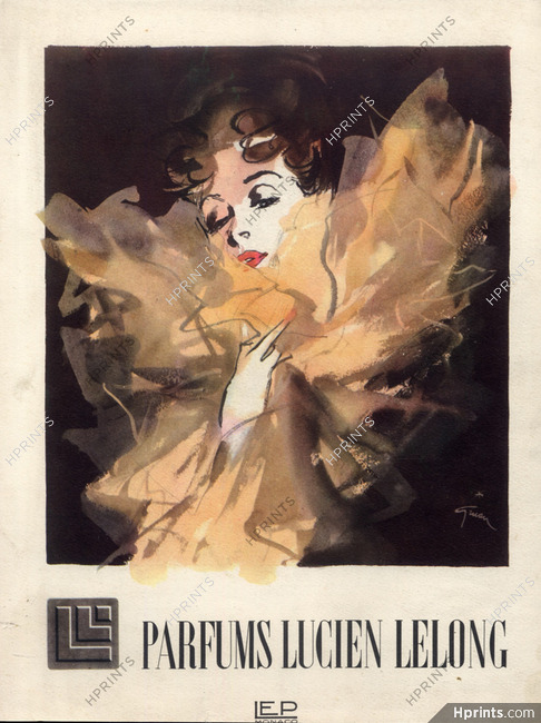 Lucien Lelong (Perfumes) 1944 René Gruau