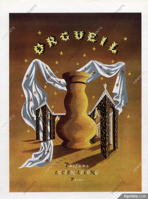 Lucien Lelong (Perfumes) 1946 Orgueil, Jean Picart le Doux