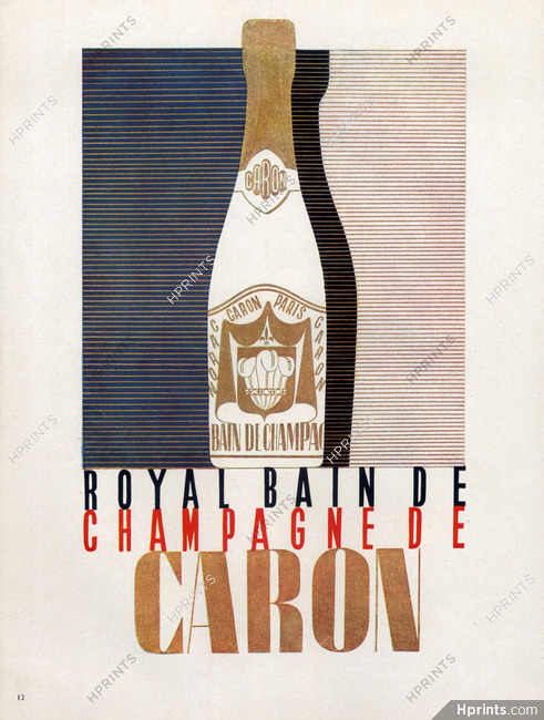 Caron (Cosmetics) 1945 Bain de Champagne