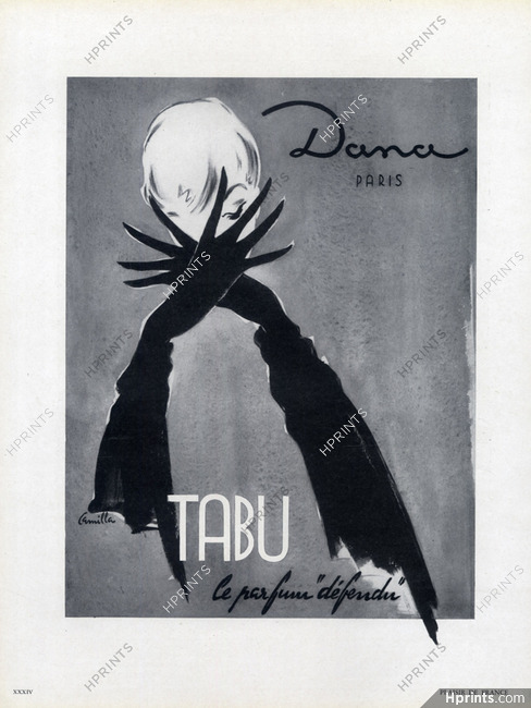 Dana (Perfumes) 1951 Tabu, Camilla