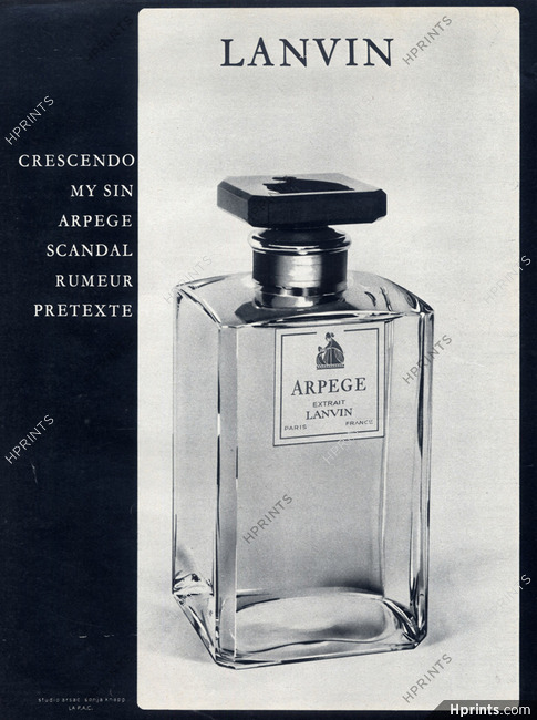 Lanvin (Perfumes) 1963 Arpège