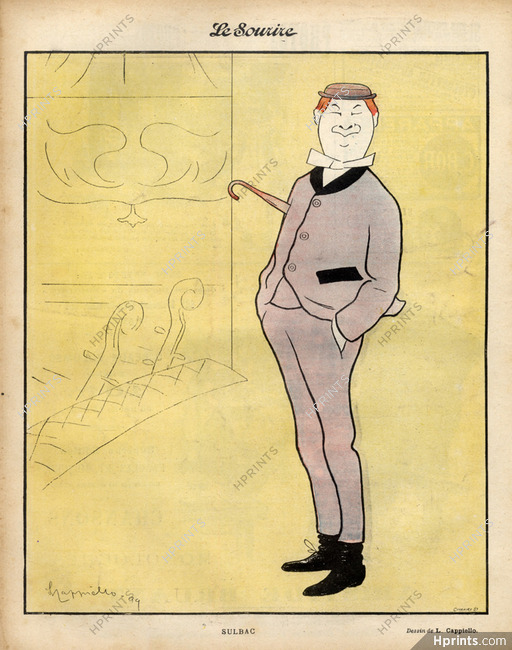 Leonetto Cappiello 1900 Sulbac, Caricature