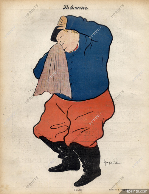 Leonetto Cappiello 1899 Polin, Caricature
