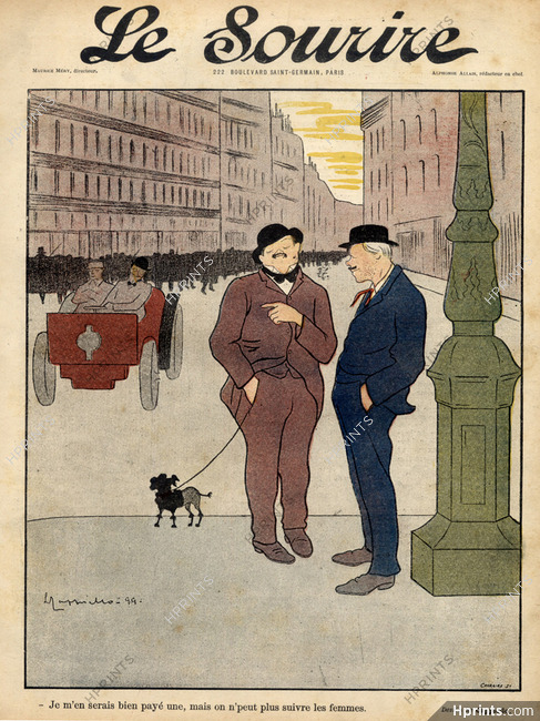 Leonetto Cappiello 1899 Poodle