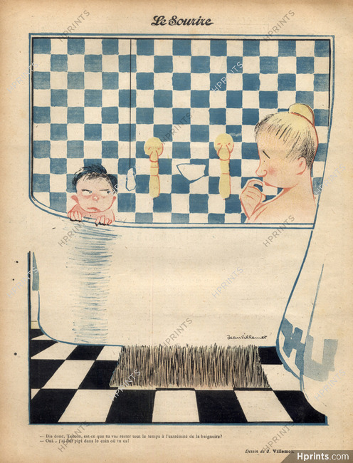 Jean Villemot 1900 In the Bathtub