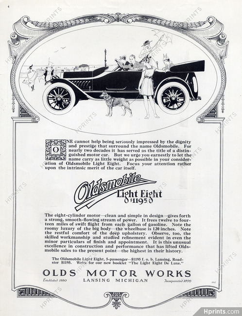 Oldsmobile (Cars) 1916