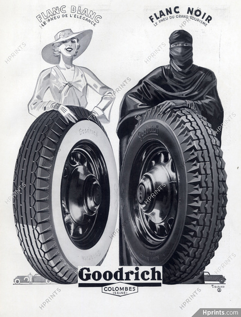 Goodrich (Tyres) 1935 Flanc Blanc, Flanc Noir