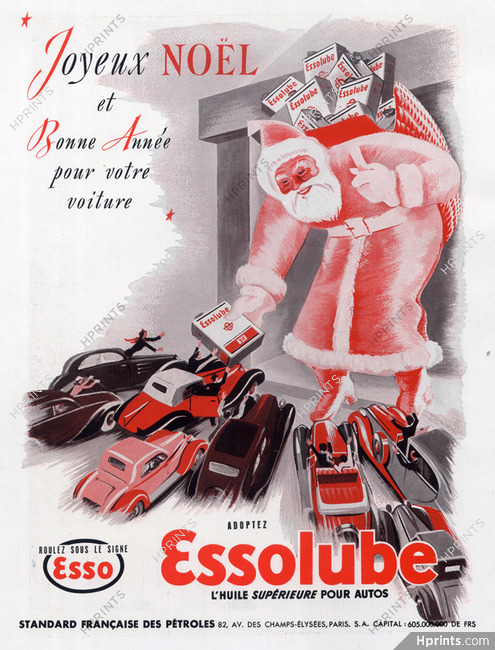 Esso (Oil) 1938 Santa Christmas