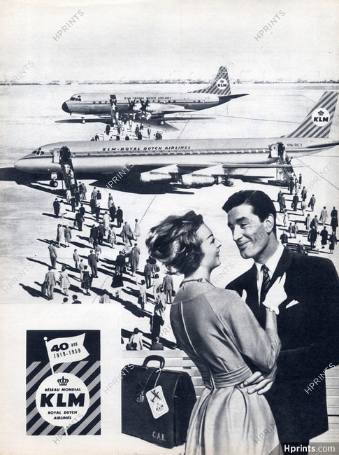 KLM (Airlines) 1959 Royal Dutch Airlines, Airplane