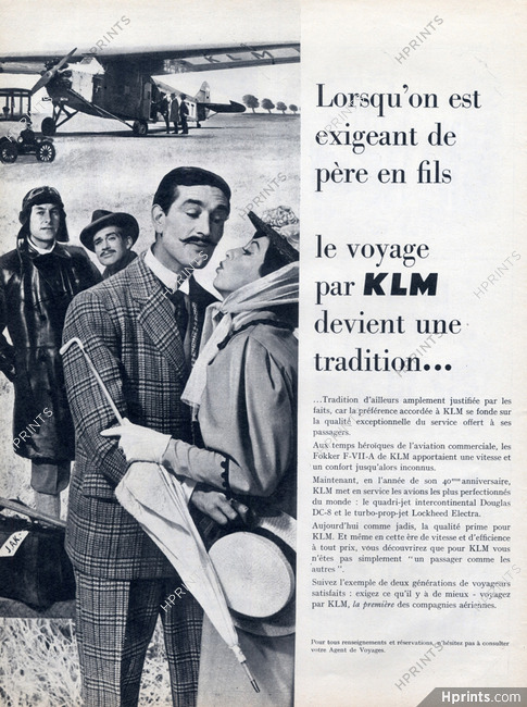 KLM (Compagnie Aerienne) 1959 Airplane