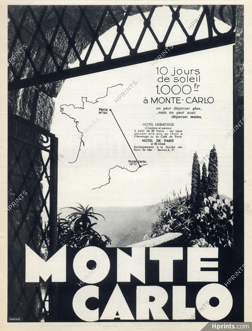 Monte Carlo (City) 1932 Seashore