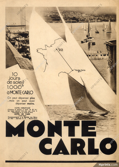 Monte Carlo (City) 1933 Boat, Ship