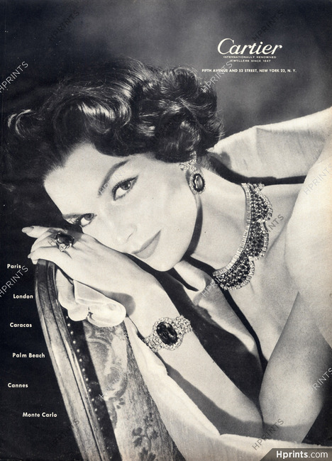 Cartier (Jewels) 1957 Necklace, Bracelet Earrings, Ring