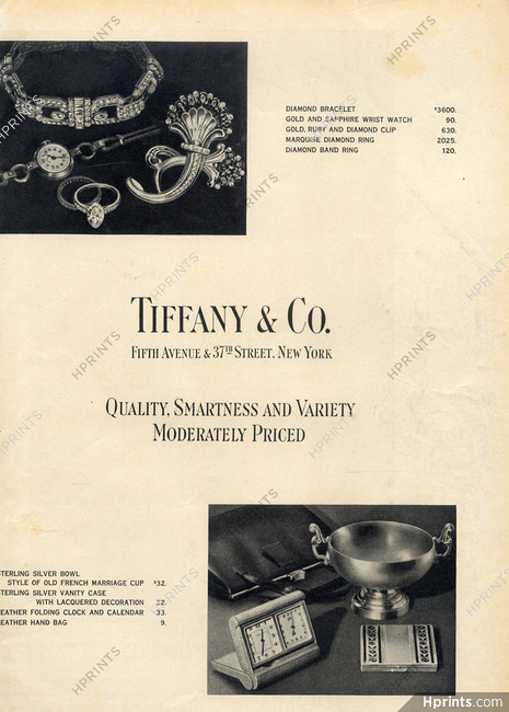 Tiffany & Co. (High Jewelry) 1938 Diamond Bracelet, Marquise diamond Ring, Clip ruby