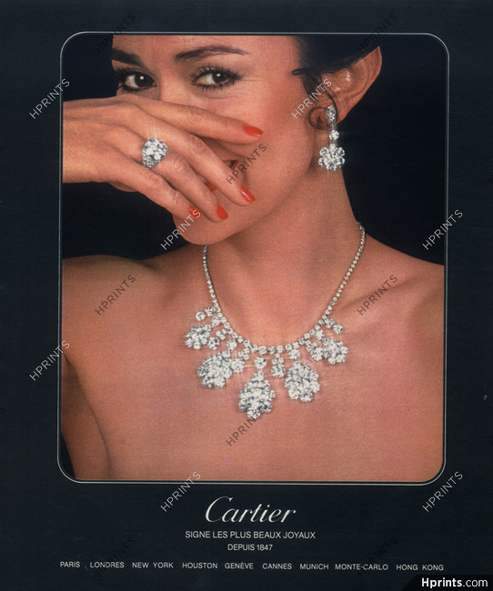 Cartier (Jewels) 1978 Necklace, Earrings, Ring