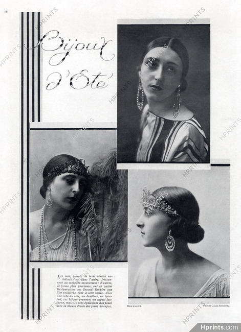 Jewels 1922 Diadème,Tiara, Earrings