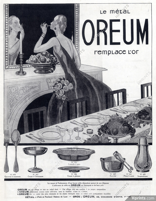 Oreum (Jewels) 1924 Making-up, Elegant Parisienne