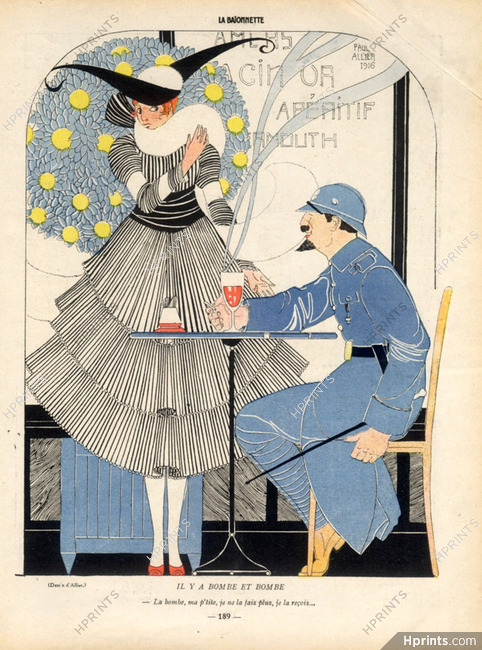 Paul Allier 1916 Elegant Parisienne, Soldier