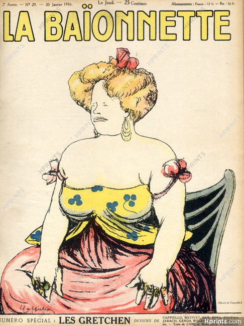 Leonetto Cappiello 1916 Caricature
