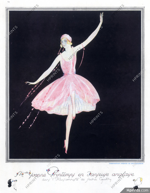 Umberto Brunelleschi 1922 Yvonne Printemps "L'Illusionniste", Dancer