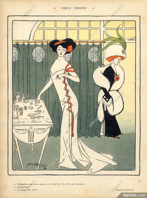 Portalez 1909 Fashion Illustration