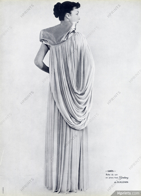 Grès (Germaine Krebs) 1953 Evening Gown