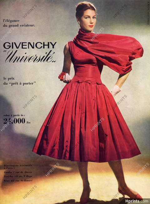 Givenchy 1956 Photo Guy Arsac, Summer Dress