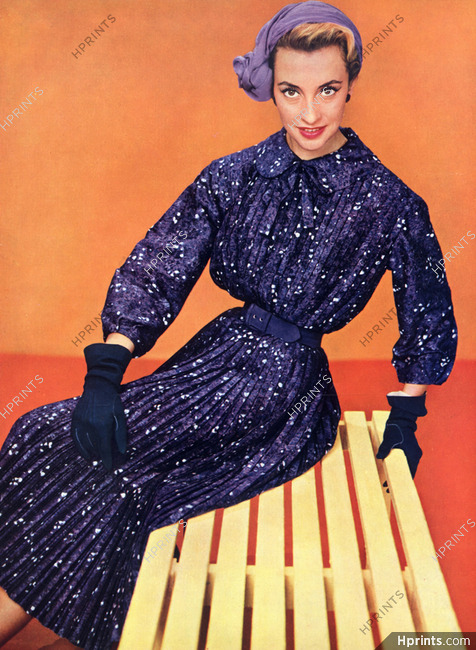 Christian Dior 1954 Summer Dress, Staron, Philippe Pottier