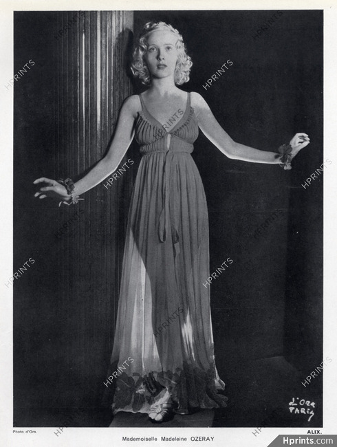 Alix (Germaine Krebs) 1936 Madeleine Ozeray, Photo Philippine D'Ora