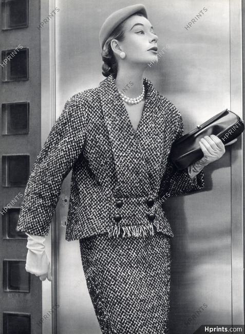 Balenciaga 1952 Winter Suit, Photo Pottier