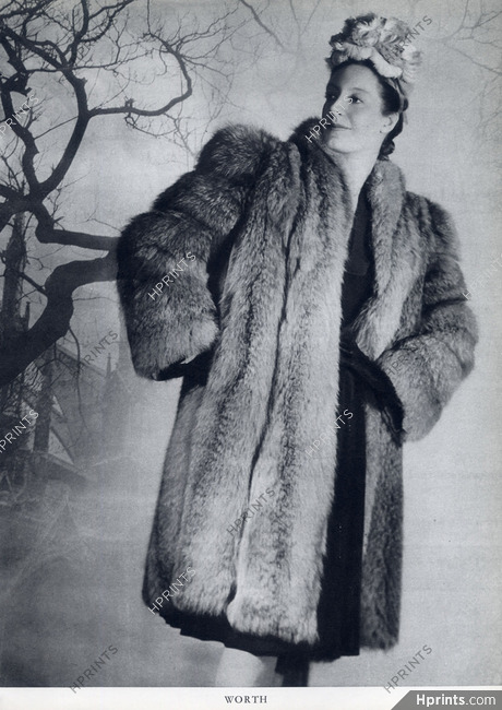Worth 1945 Fur Coat
