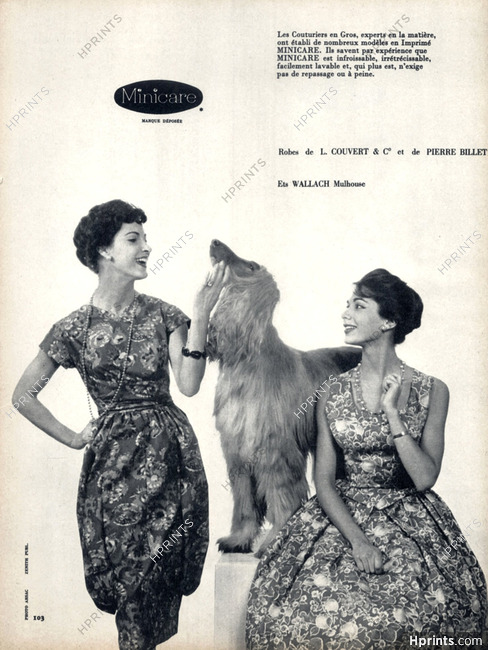Christian Dior 1954 Summer Dress, Ducharne, Photo Guy Arsac