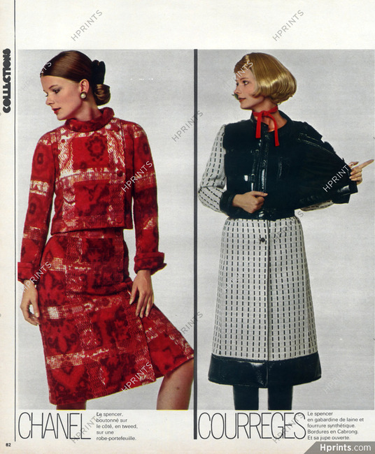 Chanel & Courrèges 1970 Spencers, Photo Charlotte March