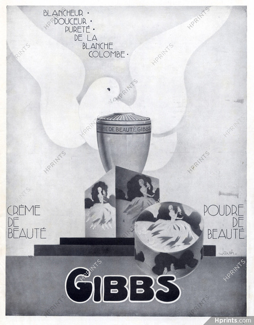 Gibbs (Cosmetics) 1928 Beauty Powder, Wurth