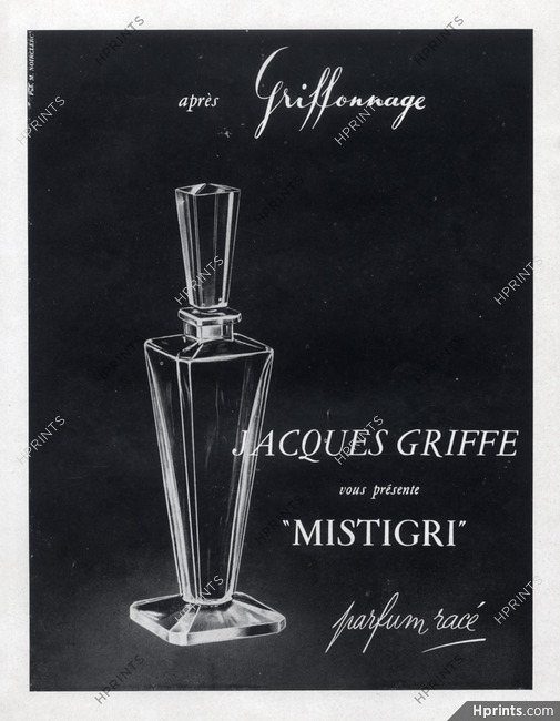 Jacques Griffe (Perfumes) 1948 Mistigri