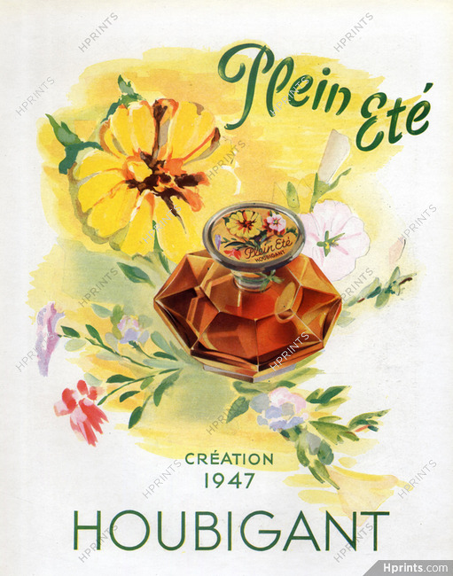 Houbigant (Perfumes) 1947 Plein été