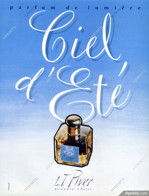 Piver L.T. (Perfumes) 1958 Ciel d'Eté