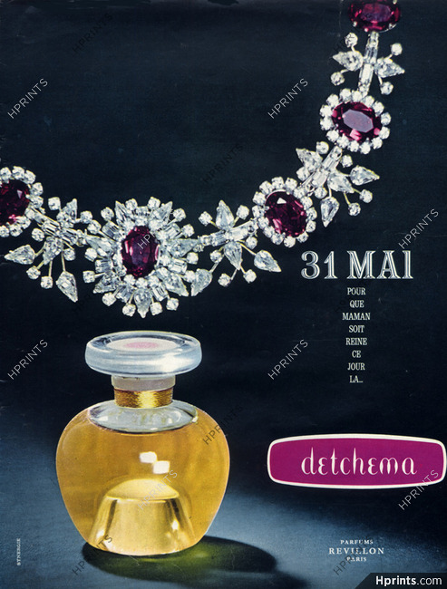 Revillon (Perfumes) 1964 Detchema