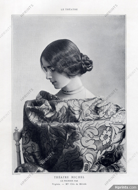 Cléo De Mérode 1909 "Le Premier Pas" Photo Reutlinger