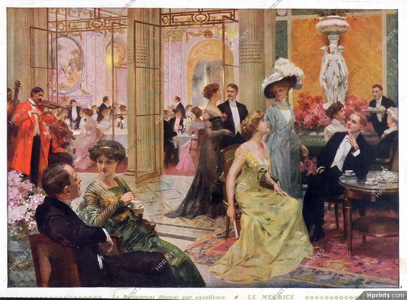 Hotel Le Meurice (Restaurant) 1910 Decorative Arts — Tourism