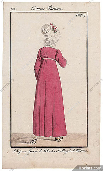 Le Journal des Dames et des Modes 1811 Costume Parisien N°1193 Shoes