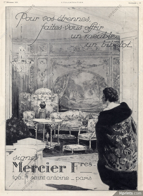 Mercier Frères (Decorative Arts) 1923 Furniture