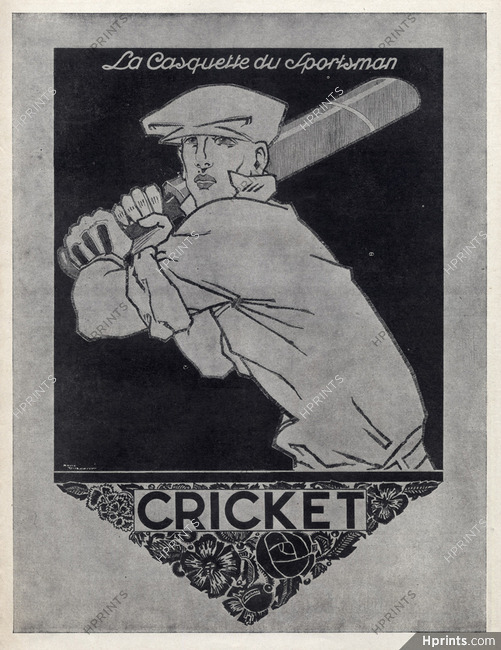 Cricket (Hats) 1924 Sportsman, René Vincent