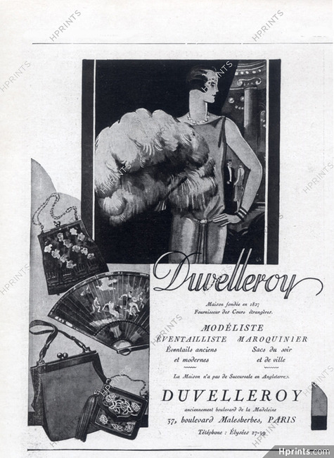 Duvelleroy (Fans) 1928 Handbags
