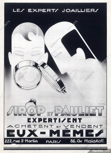 Sirop et Pauliet (Jewels) 1930 Experts Jewelers, E. Frock