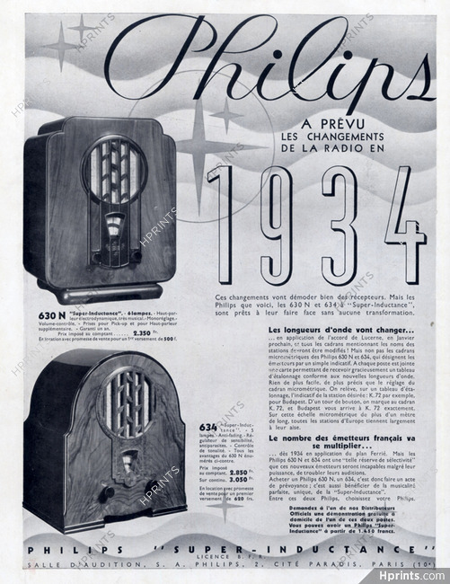 Philips (Music) 1933 Super-Inductance