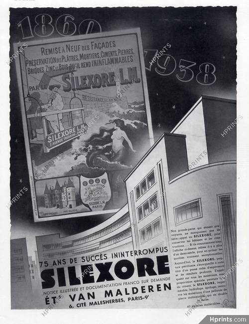 Silexore 1938 Ets L.Van Malderen, Mermaid, Fernand Briare