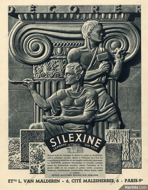 Silexore Silexine 1938 Ets L. Van Malderen, Classical Antiquity, R. Bleuer